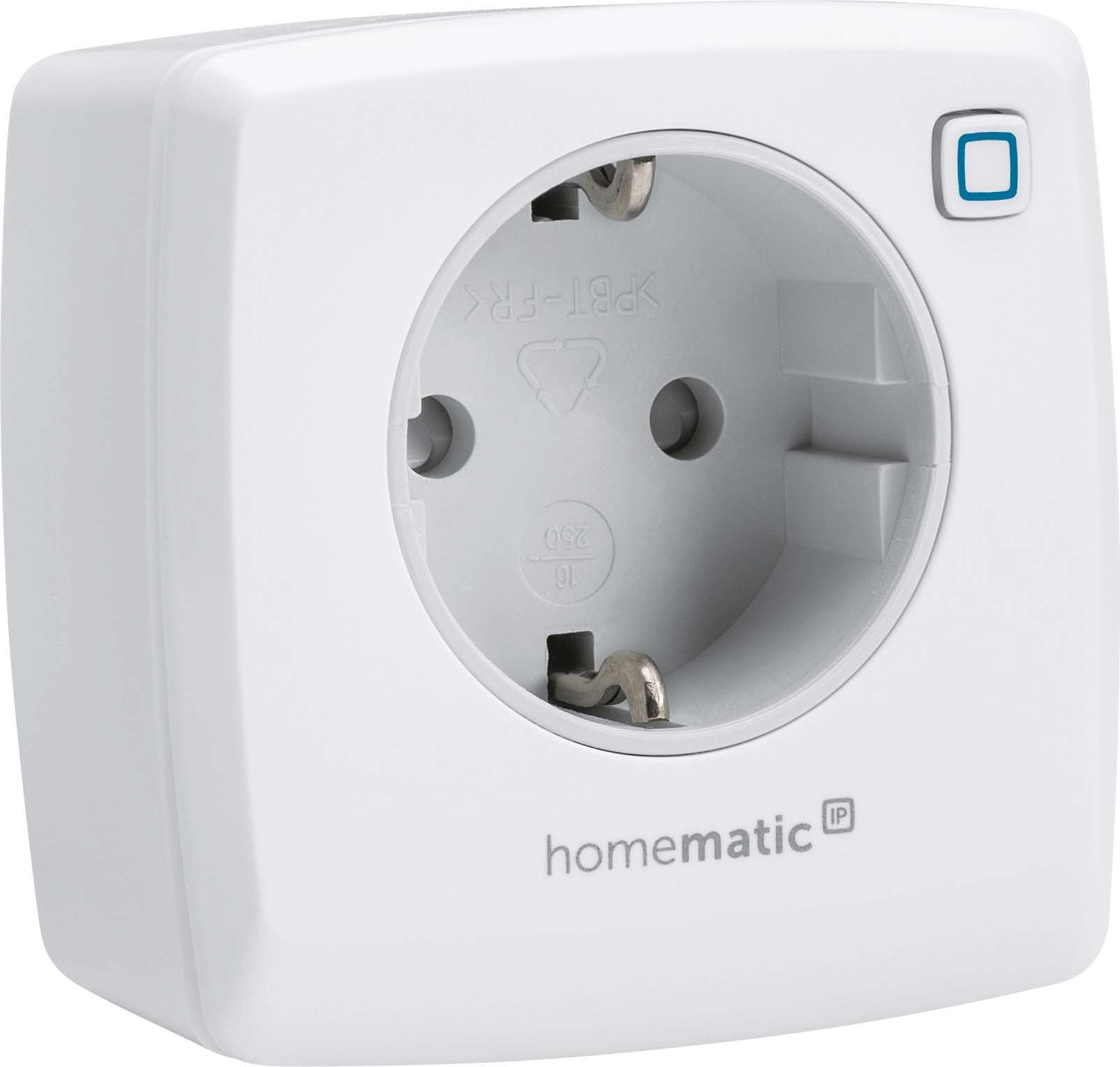 619543-4_HmIP-Dimmer-Steckdose-Phasenab-L_150327A0 jpg - Produktbild schräg 619543-4_HmIP-Dimmer-Steckdose-Phasenab-L_150327A0 jpg - Produktbild schräg